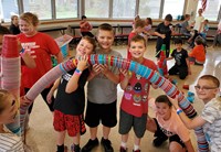 students at Chenango Bridge Carnival 1