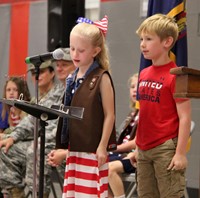 Port Dickinson Elementary Flag Day Ceremony Photo 32