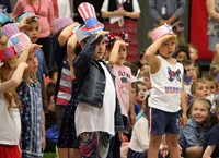 Port Dickinson Elementary Flag Day Ceremony Photo 30