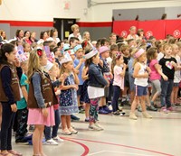 Port Dickinson Elementary Flag Day Ceremony Photo 24