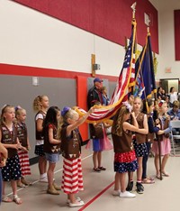 Port Dickinson Elementary Flag Day Ceremony Photo 1