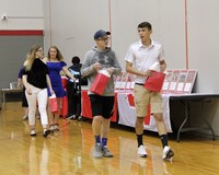 three sport athletes with awards