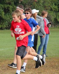 people running