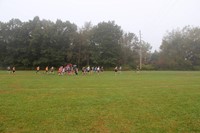 people running at cross country race