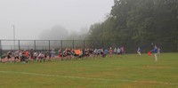 community runners lined up