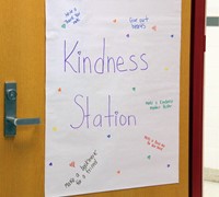 kindness station sign