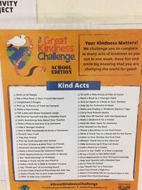 enlarged great kindness challenge checklist