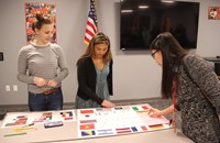 students teaching how to say hello in different languages