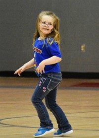 student dancing at big gifted give event