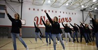 high school musical students performing