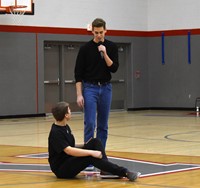 high school musical students performing