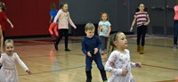 students dancing at big gifted give