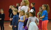 students dancing at big gifted give