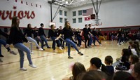 high school musical students performing at big gifted give