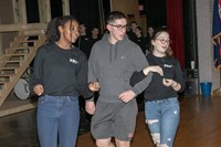 hello dolly cast members rehearsing