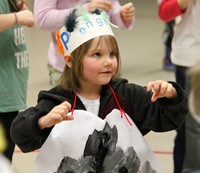 student dancing