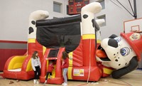 inflatable activity at community night
