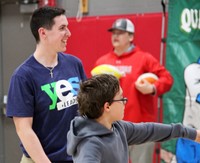 students playing community night game