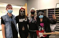 teachers dressed up for Halloween