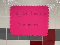 you can and you will. you&#39;ve got this sign