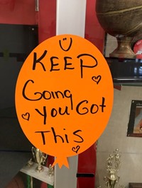 Keep going you got this sign