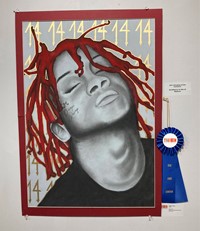 artwork on wall - Trippie Red - received excellence in medium