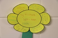 positive self talk flower
