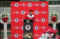 class presidents speaking at ceremony