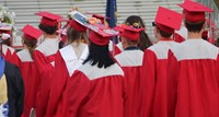 students standing