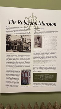 Roberson Mansion sign