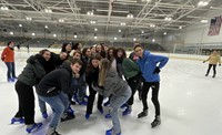 French Exchange students ice skating