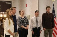 select chorus singing at alumni recognition event