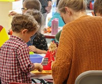 people at pre-K Family Day