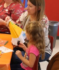 people at pre-K Family Day