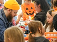 people at pre-K Family Day