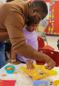 people at pre-K Family Day