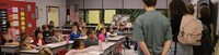 French Exchange students at Chenango Bridge Elementary