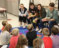 French Exchange students at Port Dickinson Elementary