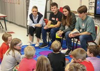 French Exchange students at Port Dickinson Elementary