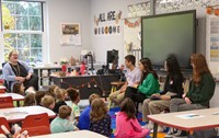 French Exchange students at Port Dickinson Elementary
