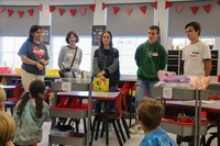 French Exchange students at Port Dickinson Elementary