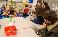 French Exchange students at Port Dickinson Elementary