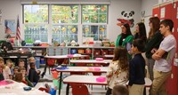 French Exchange students at Port Dickinson Elementary