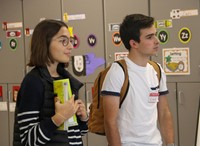 French Exchange students at Port Dickinson Elementary