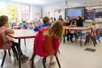 French Exchange students at Port Dickinson Elementary