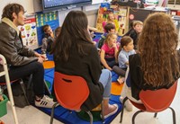 French Exchange students at Port Dickinson Elementary