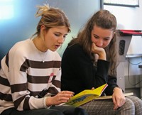 French Exchange students at Port Dickinson Elementary