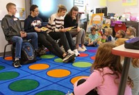 French Exchange students at Port Dickinson Elementary