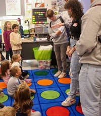 French Exchange students at Port Dickinson Elementary