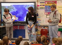 French Exchange students at Port Dickinson Elementary